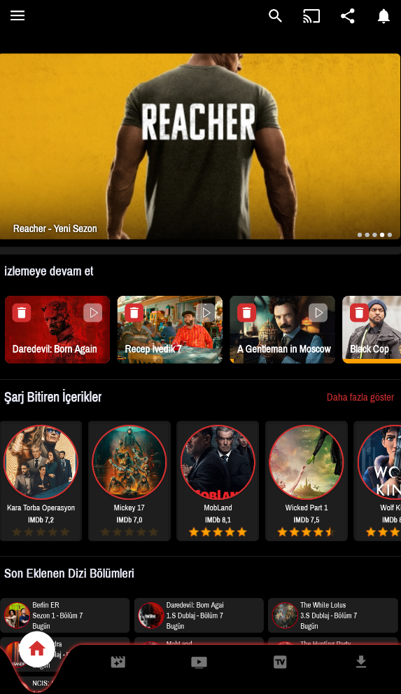 Rec TV Ekran Görüntüsü - Ana Sayfa