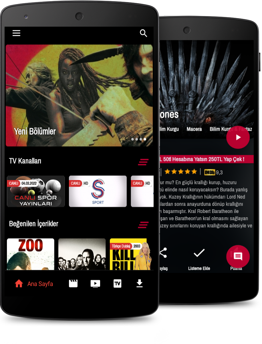 Rec TV Uygulaması - Ücretsiz Canlı TV, Film ve Dizi İzle